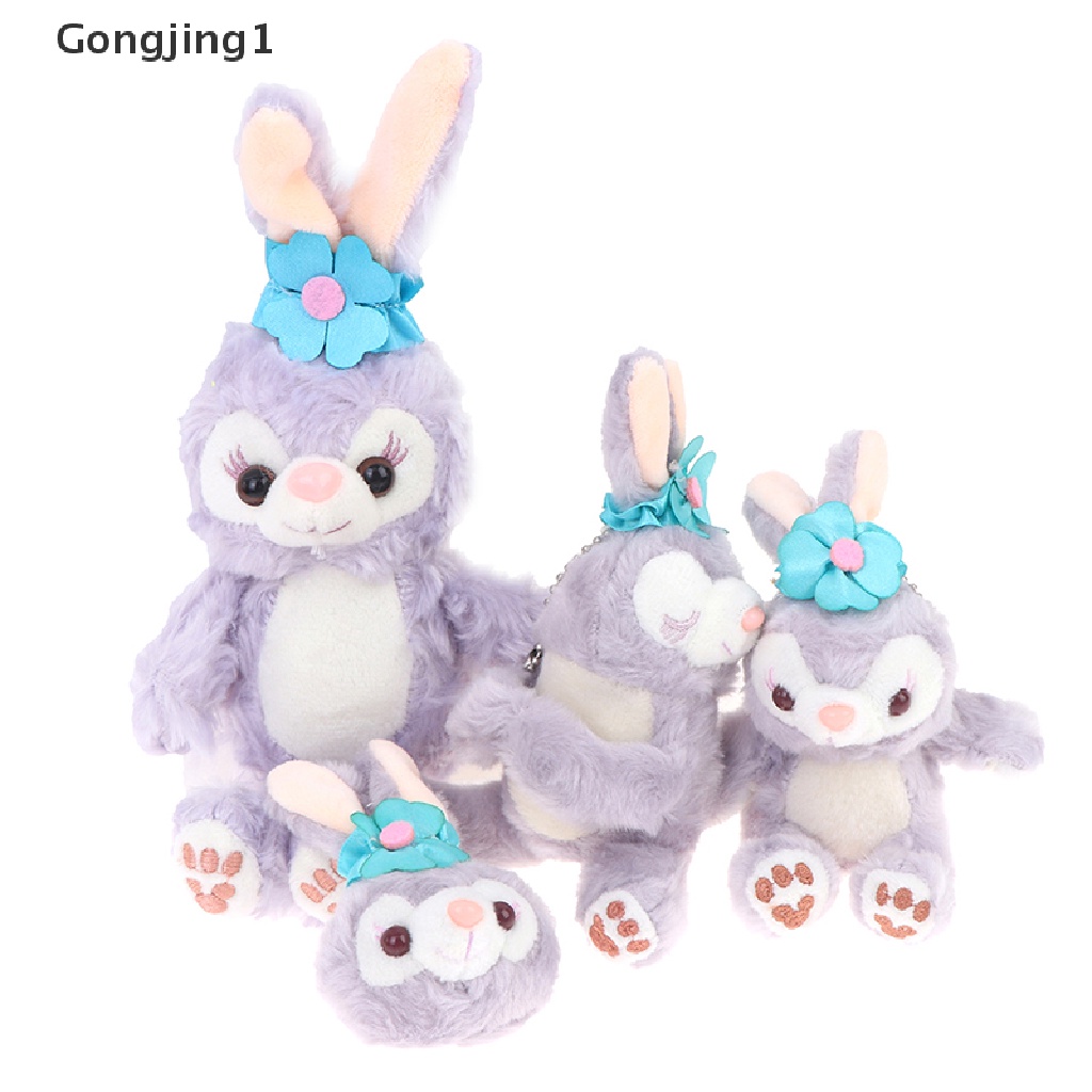 Gongjing1 Mainan Boneka Stuffed Plush Kelinci Stella Lou Disney Warna Ungu