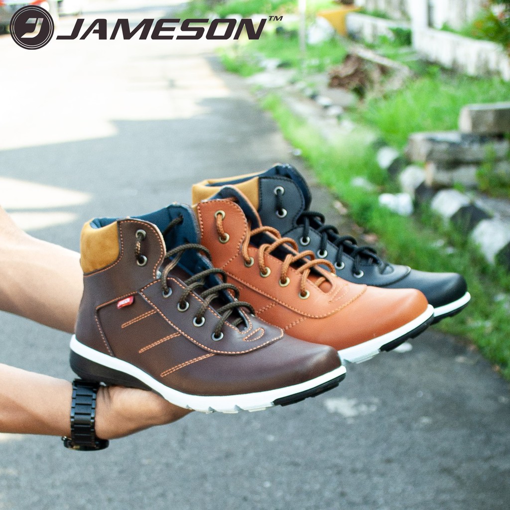 Sepatu Pria Impor Kulit Asli Terlaris / Sepatu casual Pria jameson boots original / lakers