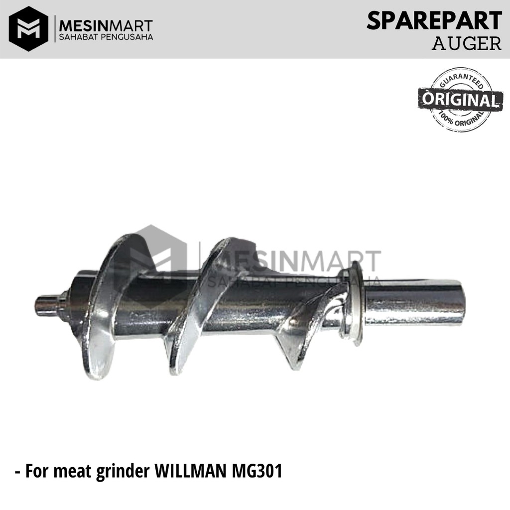 Spare Part: Ulir/ Auger Meat Grinder Mesin Giling Daging WILLMAN MG301