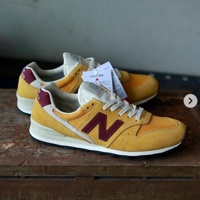 NEW STOCK NEW BALANCE 996 “MUSTARD/MAROON” ORIGINAL