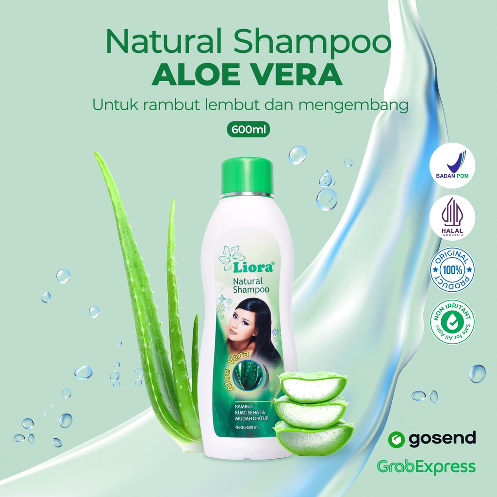 Liora Natural Shampoo - Aloe Vera - 600ml