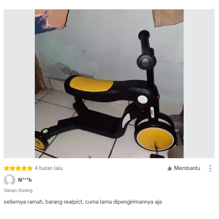 Notale Dolemi Series 5 in 1 Scooter Anak Sepeda Bebehoo Roda 3