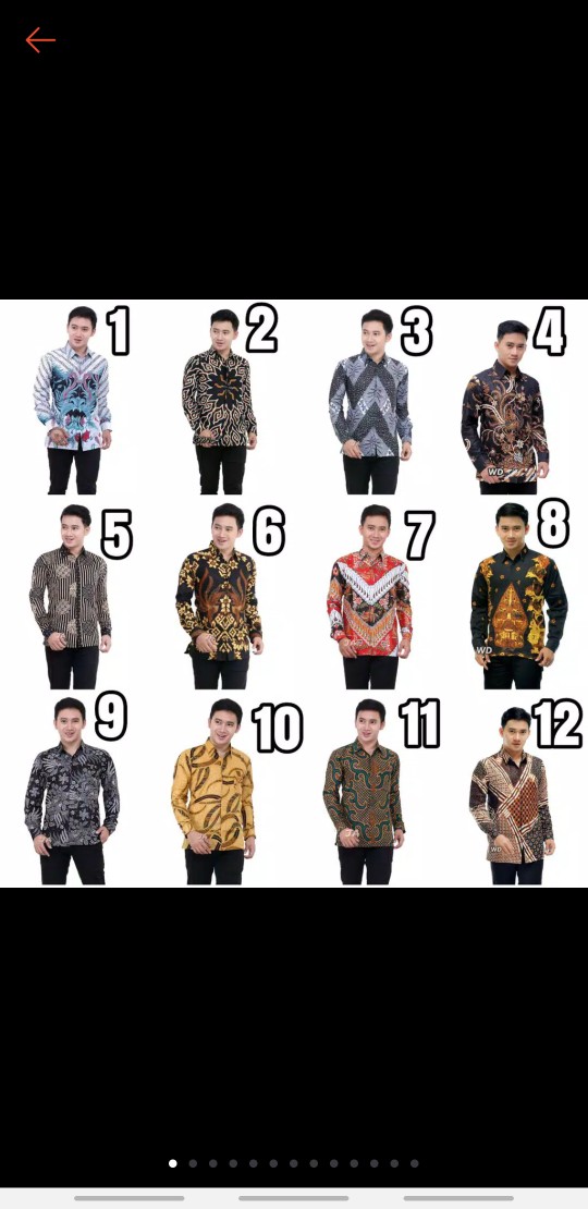 Bswart Batik Hrb026 Kenongo Hem Pendek Padi Pekalongan M L Xl Batik Pria Murah Modern Grosir
