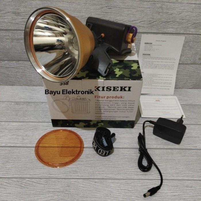 Big Promo Terbaru Head | Senter Kepala Led Super Terang Kiseki 100W Ck-938+ Senter Kepala Cas