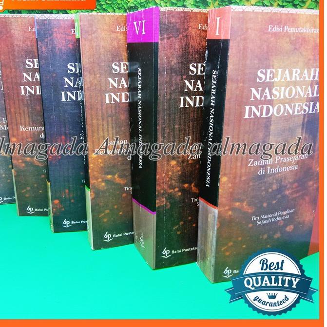 HOT SALES 9537 Paket Sejarah Nasional Indonesia Jilid 1 - 6 HARD COVER ㊤