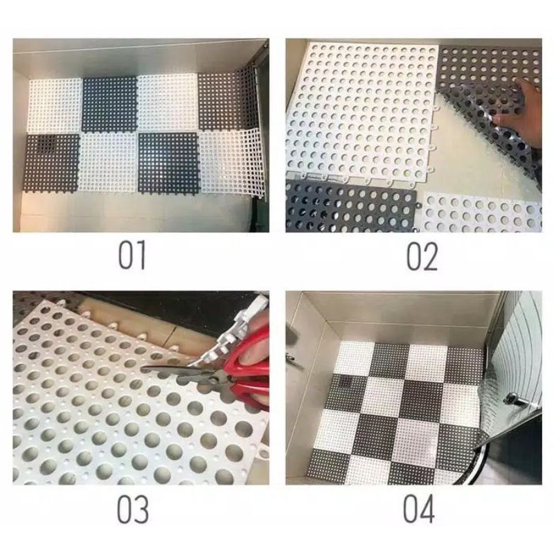 Karpet Kamar Mandi Dapur Anti Licin Non slip Sucket