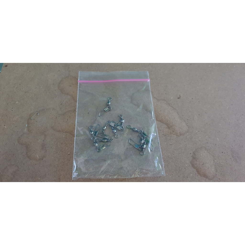 Kilikili Swivel Pancing Konektor Snap Harga Termurah Isi 10pcs