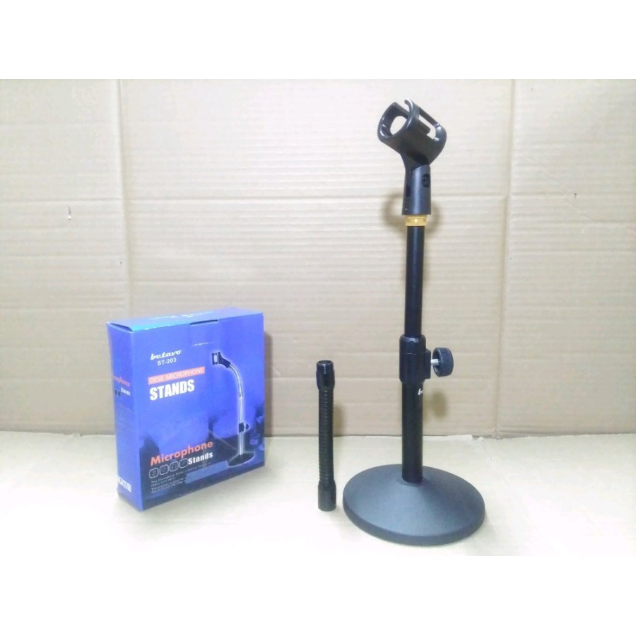 STAND MIC MEJA BETAVO ST 203 TABLE STANDDING MICROPHONE