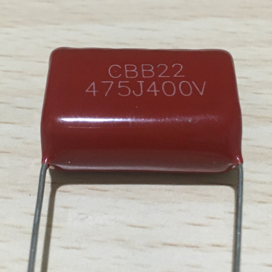 KAPASITOR MYLAR MILAR 475 4700000pF 4700nF 4.7uF 5% 400V
