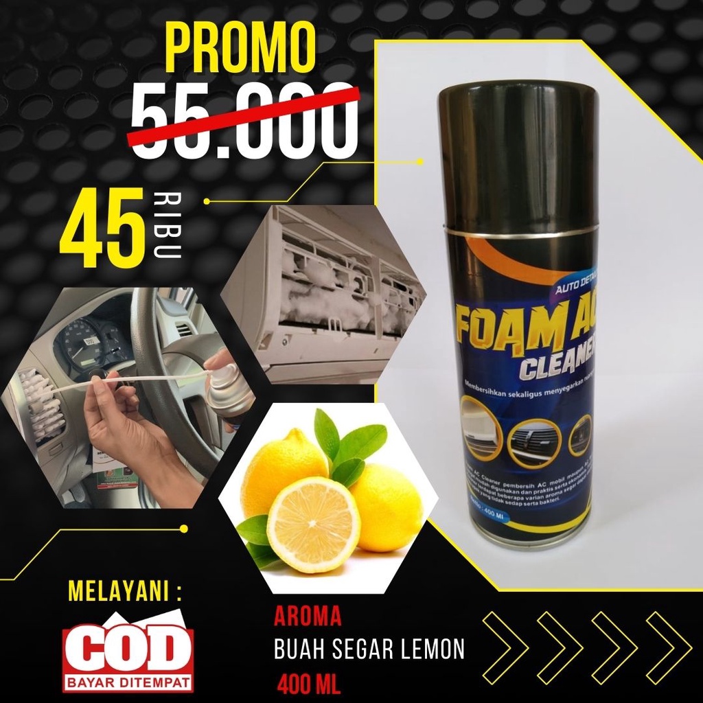 Pembersih AC Mobil dan Pembersih AC Rumah Penghilang Bau AC | AC Cleaner 400ML