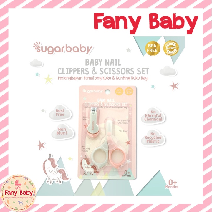 SUGAR BABY NAIL CLIPPERS &amp; SET