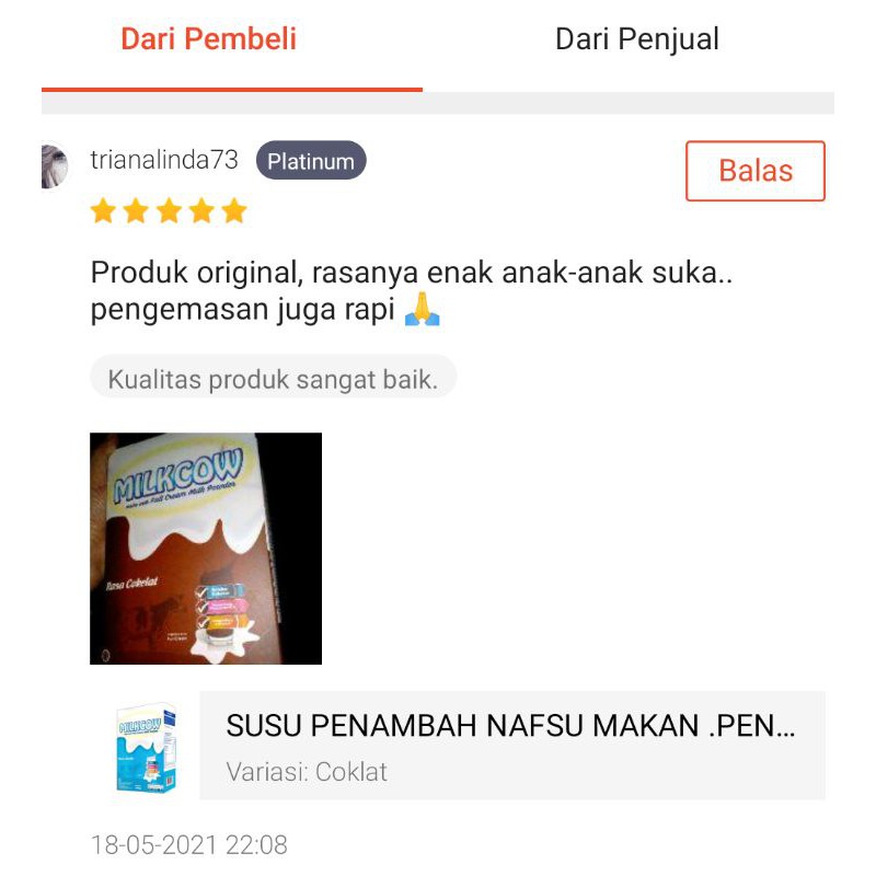 SUSU MILKCOW PENAMBAH NAFSU MAKAN .PENAMBAH BERAT BADAN  FULLCREEAM  100% COCOK UNTUK ANAK DAN DEWASA