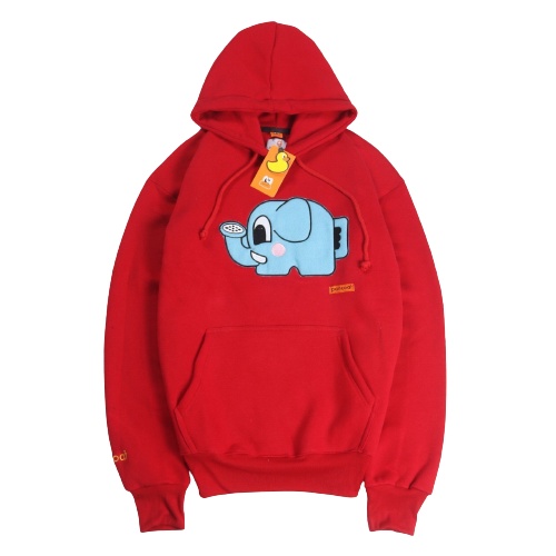 Jaket Sweater Hoodie PNT ELEPHANT – Red Edition Fashion Trendy Casual Pria Good Brand Quality Stylish