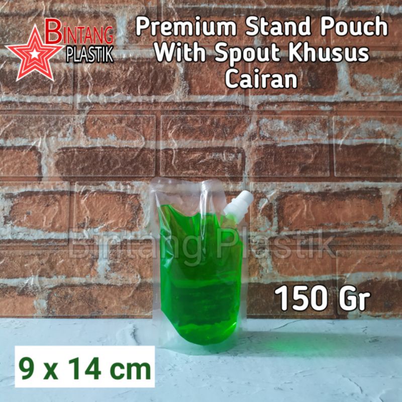 SPOUT PACK 150 ml STANDING POUCH PLASTIK KLIP MINUMAN CAIRAN