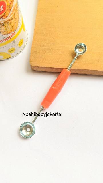 Cetakan fruit cocktail / sendok bulat sop buah