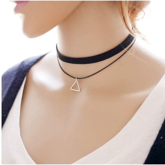 CVCV290 KALUNG CHOKER 2 LAYERS TRIANGLE / KALUNG KOREA