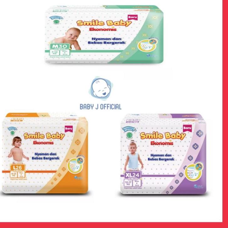 2.2 TERLARIS GooN Smile Baby Pants Comfort Fit / Ekonomis S32 S48 M30 M44 L26 L28 L42 XL24 XL26 XL38