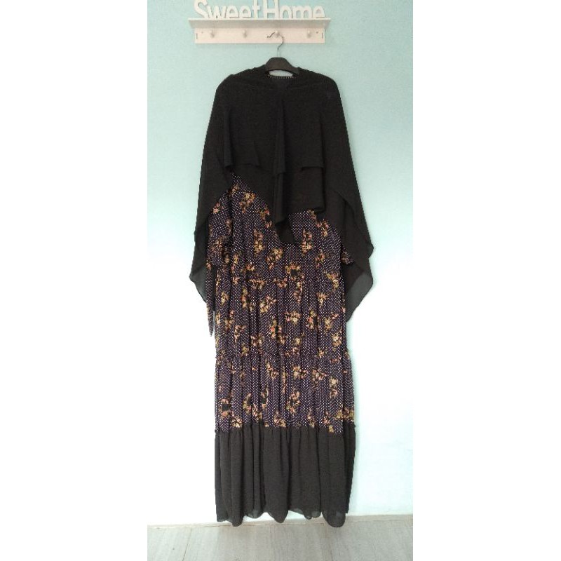 Gamis Set Syari Jamila Ceruty Babydoll Gamis Syari Ceruty