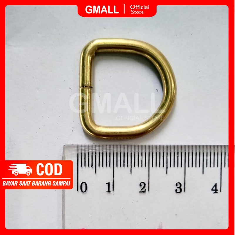 50 pcs Ring D Tas Dompet Besi Tebal Grade A Ukuran 2cm GMALL AC0021