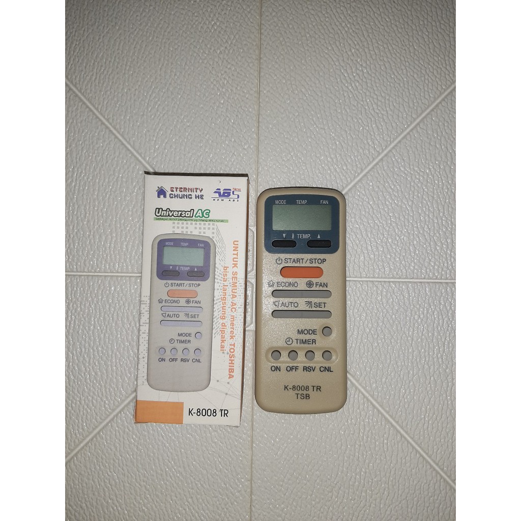 Remot Remote AC Multi Toshiba Universal Type 8008-TR