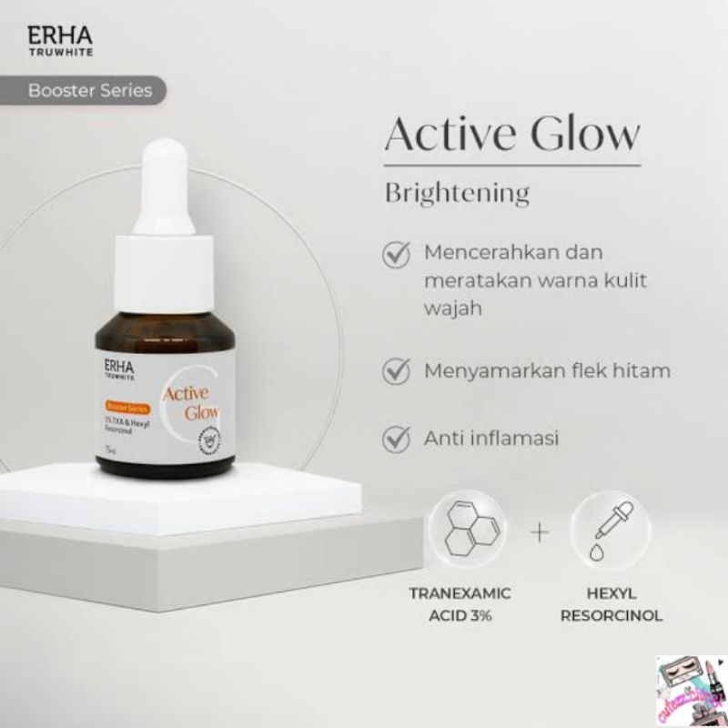 ☃Cutezz_Ching1☃Erha Truwhite Active Glow Booster Serum 15ml