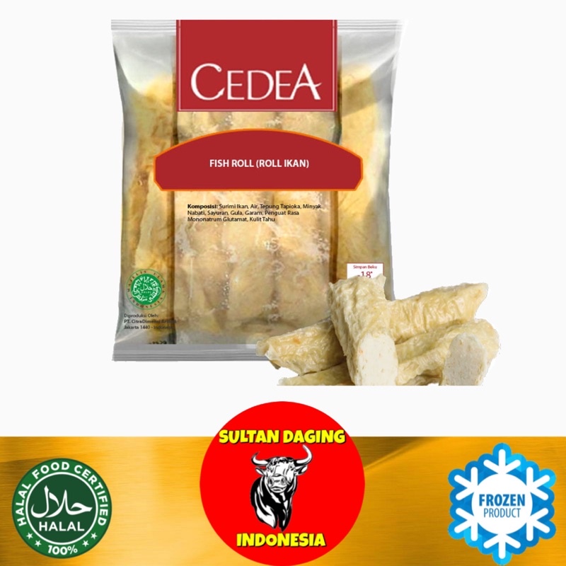 

CEDEA FISH ROLL IKAN 1 KG/ OTAK OTAK IKAN/ FISH ROLL/ CEDEA/CEDEA FISH ROLL IKAN/CEDEA FISH ROLL 1KG