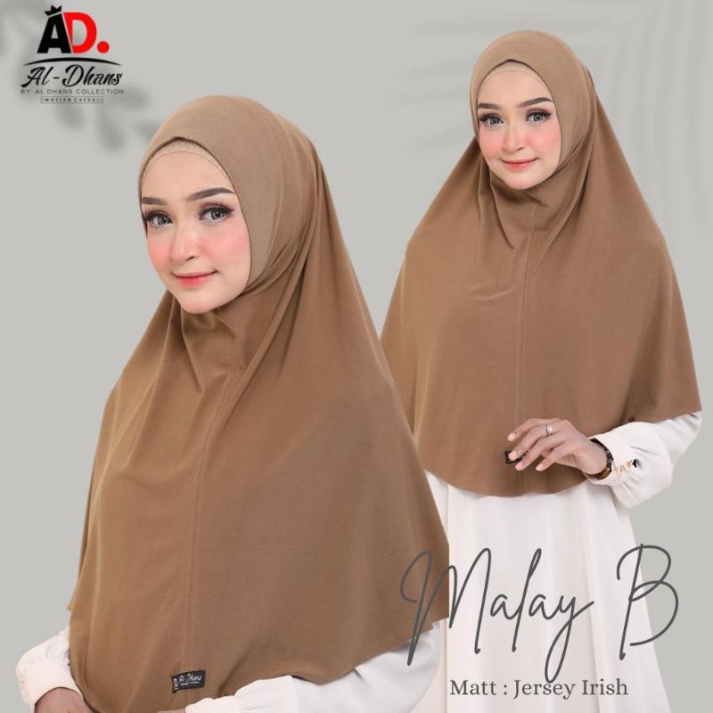 SHELOVESHOPP - JILBAB KHIMAR MALAY B INSTAN PREMIUM ORI ALDHANS BERGO ORIGINAL AL DHANS HIJAB BERGO 