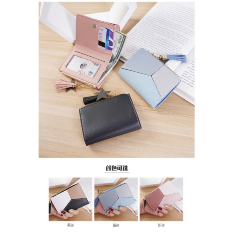 ~ PIYOSHI08 ~ Dompet Lipat Mini Lucu / Dompet Wanita ala Korea / Fashion Wallet AF149