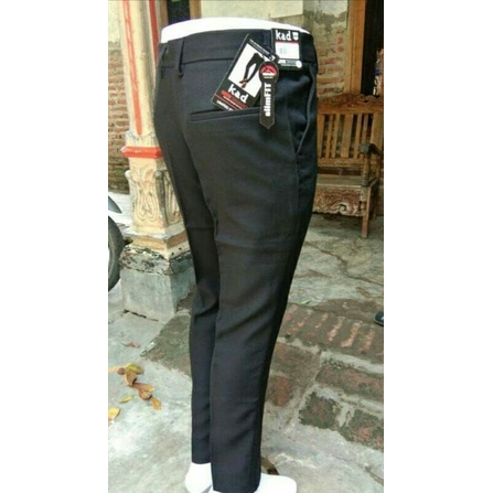 CELANA KANTOR FORMAL PRIA SLIMFIT BAHAN DASAR KAIN SEMI WOLL