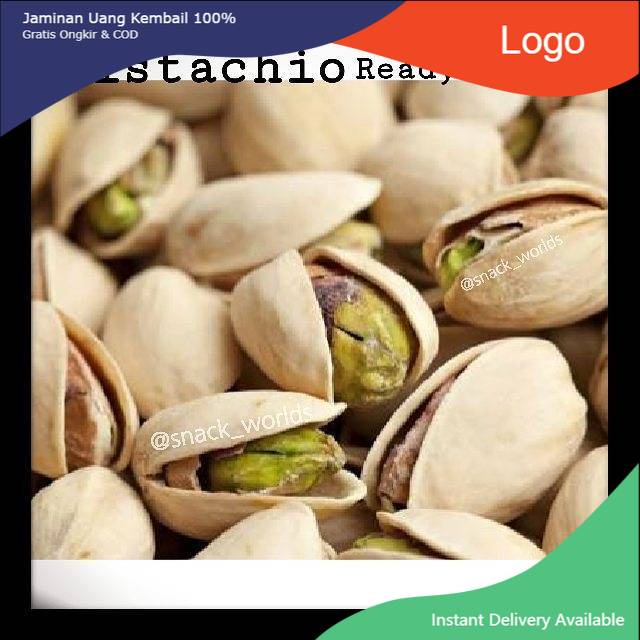 

Makanan Ringan Snacks 1Kg Pistachio / Kacang Arab / Kacang Fustuk Terima kasih