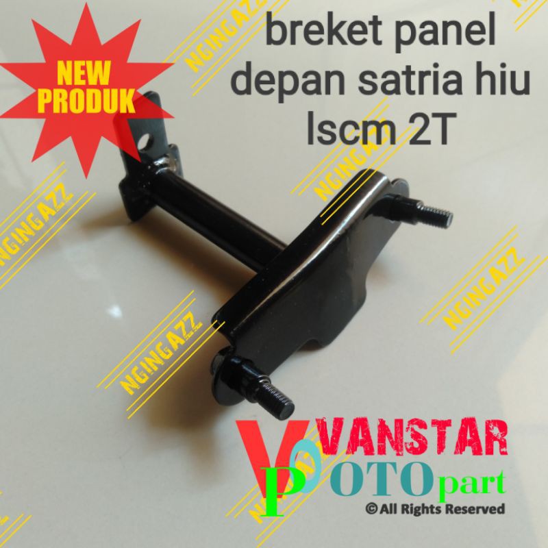 breket panel dasi depan satria hiu lscm malaysia 2 tak