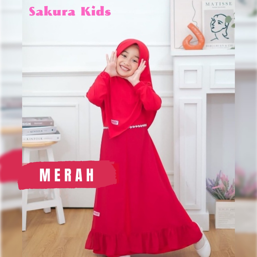 Gamis Anak Perempuan Kekinian Gamis Anak Set Jilbab Gamis Anak Terbaru 2022 Gamis Anak Modern Gamis Kondangan Simple Gamis Pesta Anak Terbaru  Gamis Anak Polos Gamis anak Ceruty Babydoll Dress Anak Muslimah Kekinian FH15