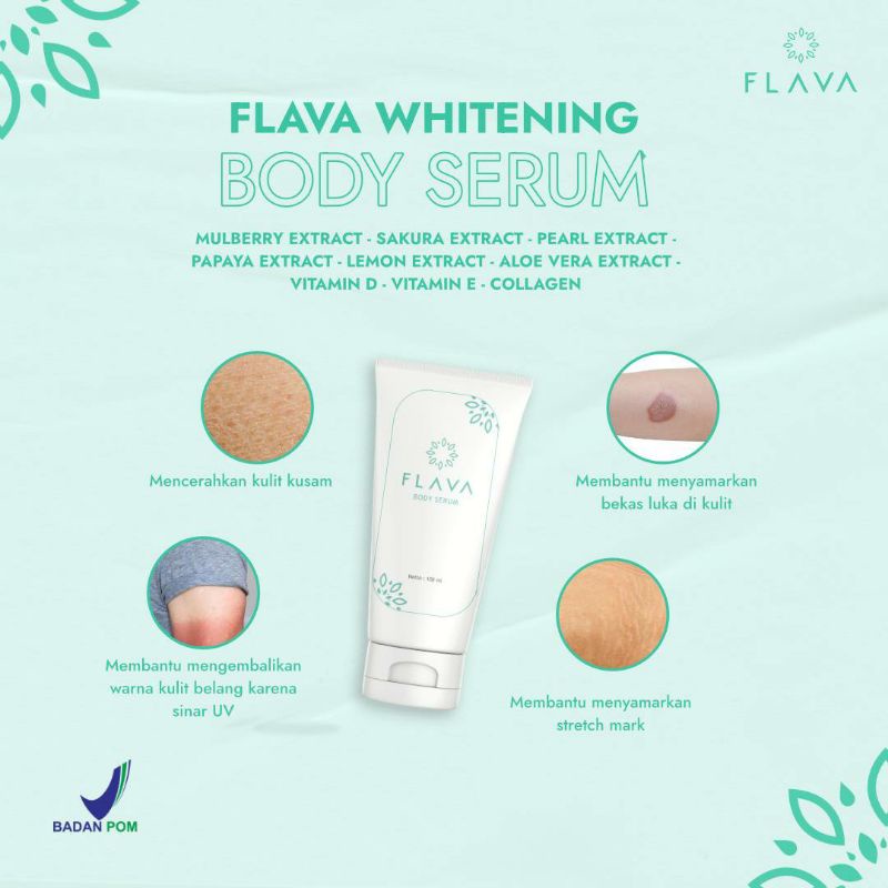 Flava Whitening Body Serum