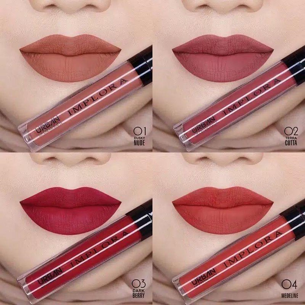 Alny Hijab - Implora Urban Lip Cream Matte bpom