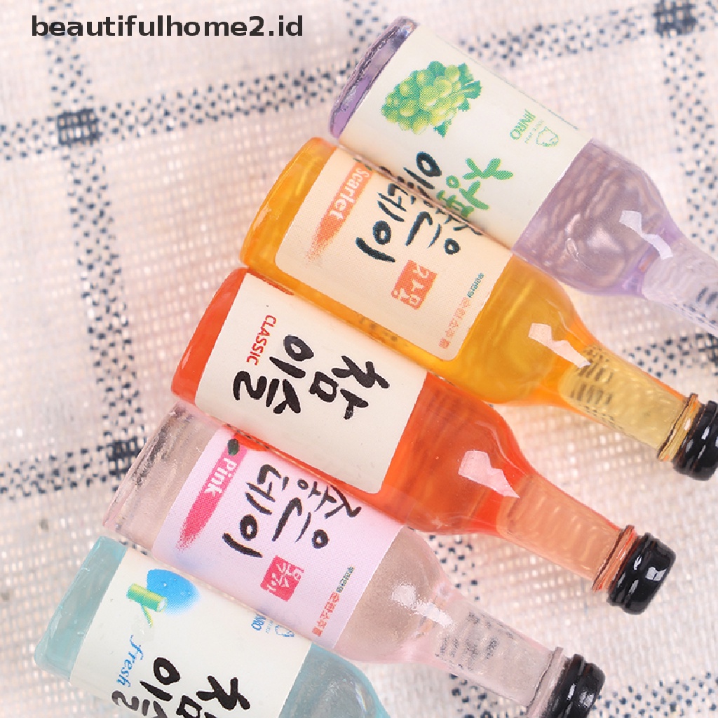 (Beautifulhome2) Buku Literatur Bahasa MandarinId 10pcs Miniatur Botol Wine / Bir Bahan Resin Skala 1: 12 Untuk Rumah Boneka