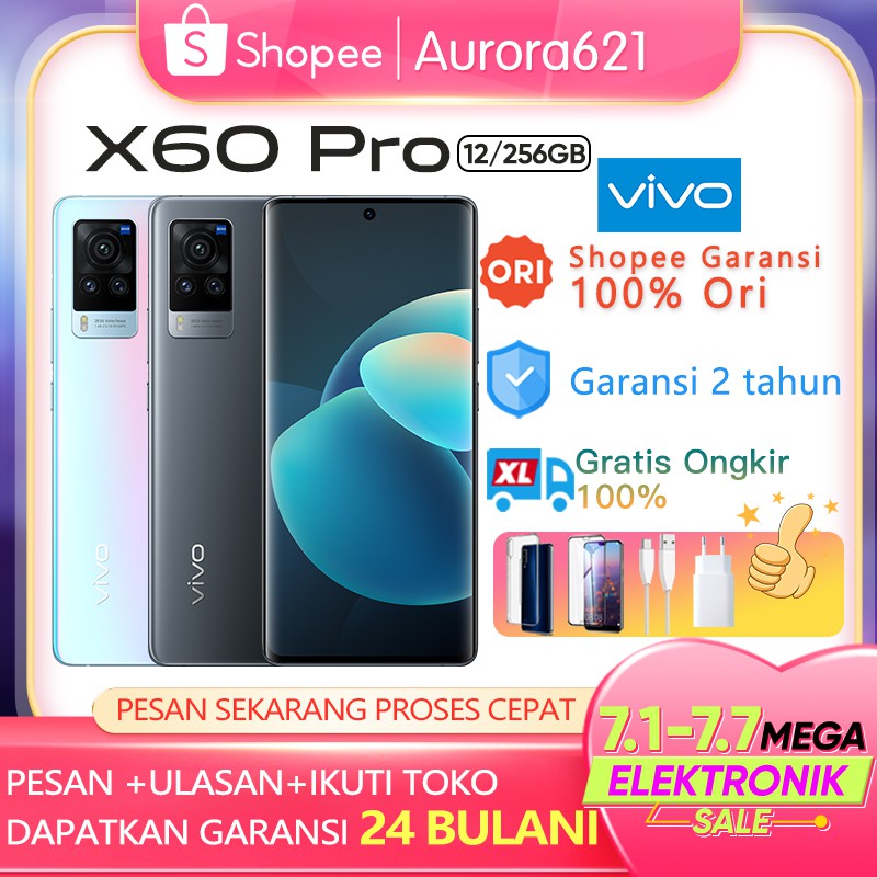 VIVO X60 PRO | X60 X60PRO 12/256GB 8/128GB GARANSI RESMI COD | Shopee