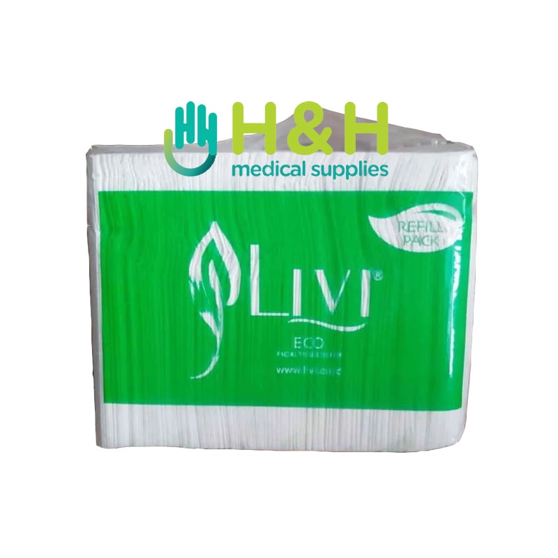 Tissue Facial Livi/ Tissue Livi Eco Refill 600 Sheet / Tissue Wajah / Tissue Muka / Tissue