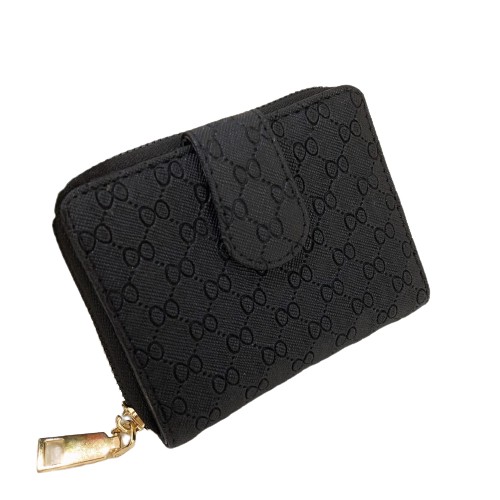 Dompet import GUCCI EMBOSS koin Dompet Kecil wanita kartu Lipat Tumpuk COIN