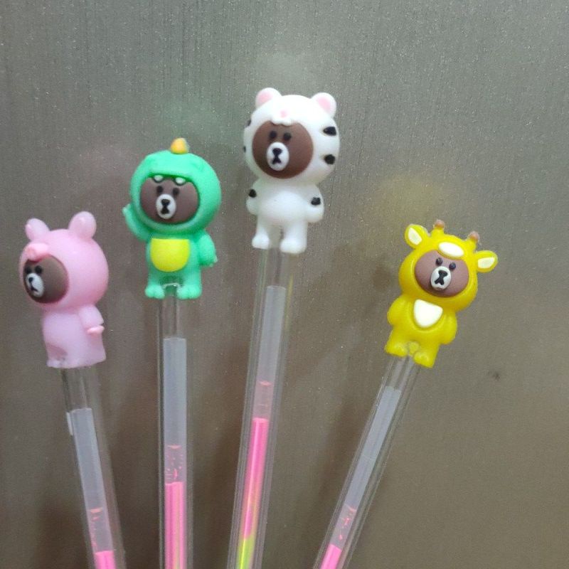 

Pulpen Pelangi Motif Rilakuma