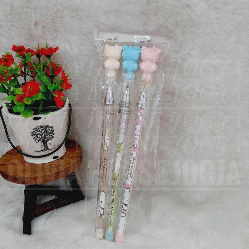 

Bolpoin Hello Kitty Mix Pulpen Hello Kitty Pena HelloKitty Mix Isi 3