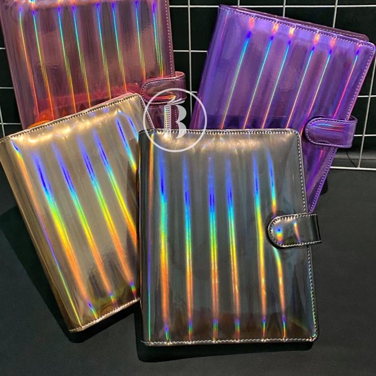 

CODE0g0Fu--Bindermu READY Binder Hologram Holographic size A5 20ring B5 26ring 6ring A6 6 hole lubang Planner Notebook