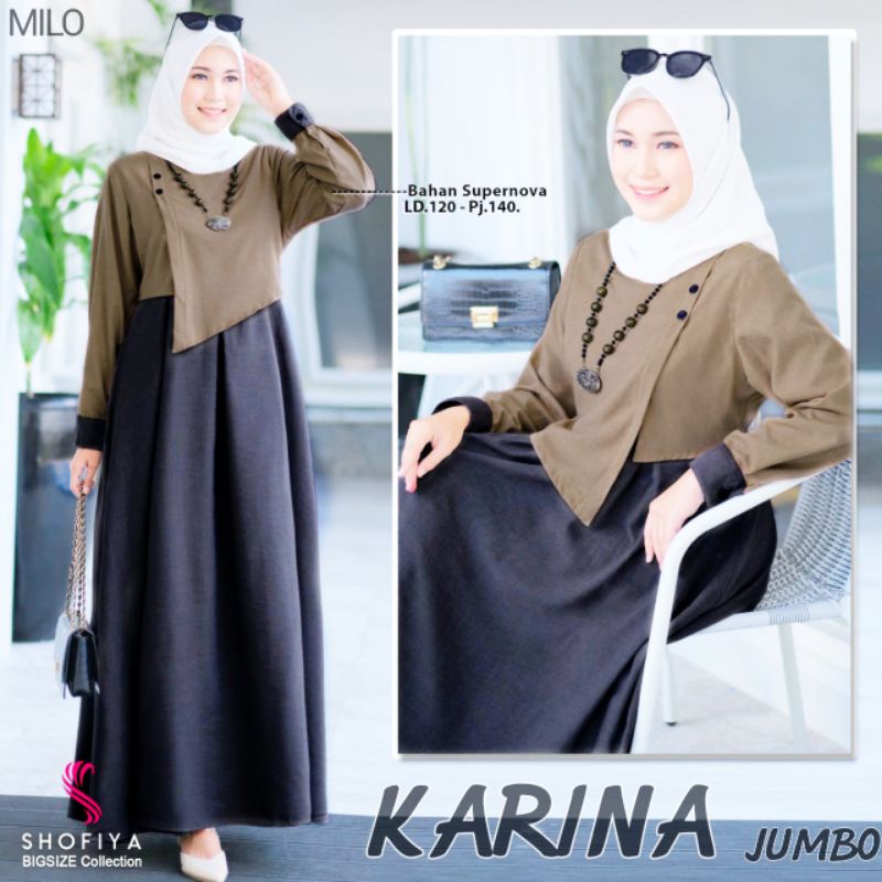 KARINA JUMBO, DRESS JUMBO SIMPEL