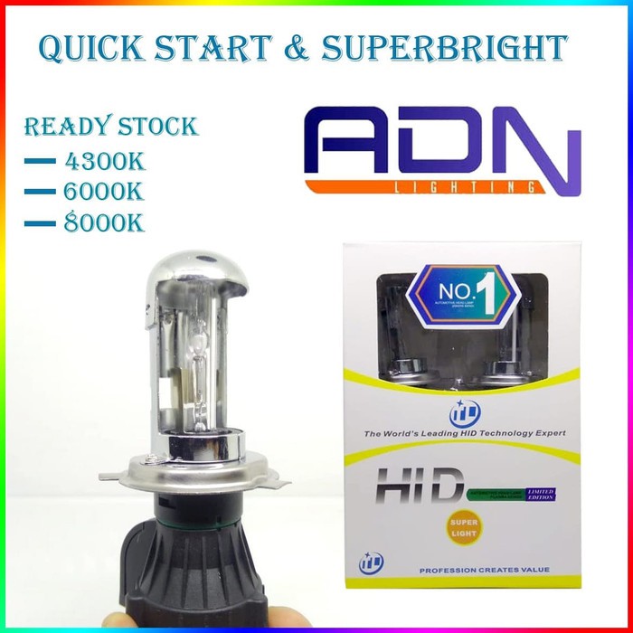 BOHLAM HID H4 HI/LO Support QUICK START ADN 35 - 55 watt SUPERBRIGHT