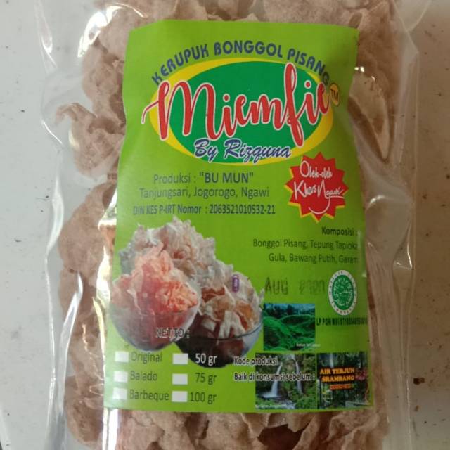 

Kerupuk/Keripik Bonggol Pisang, Camilan Cemilan Makanan Ringan Murah Sehat Enak Jajanan Kekinian