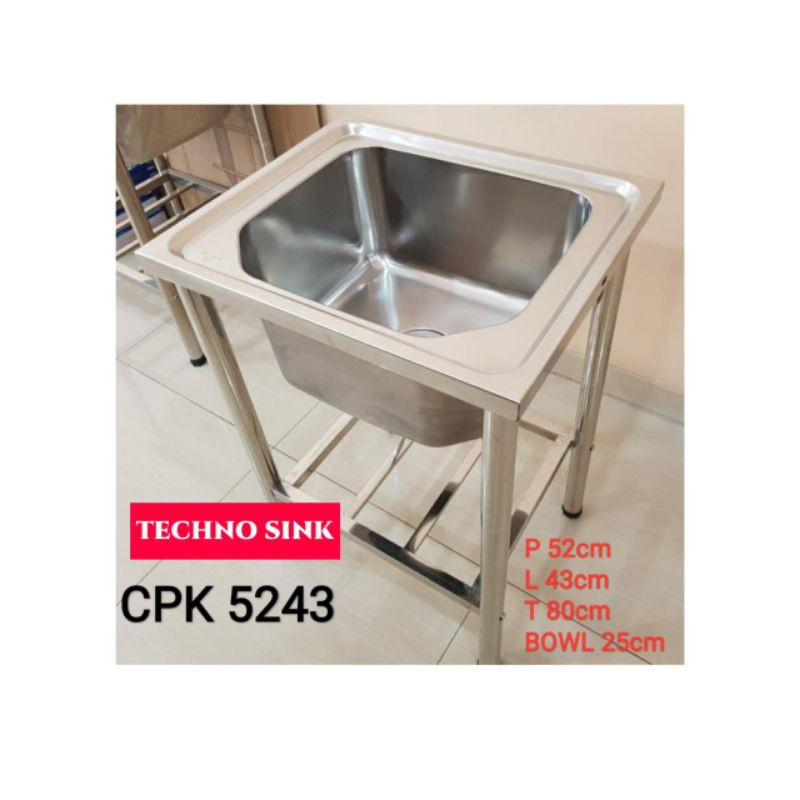 sink cuci piring portable / techno sink