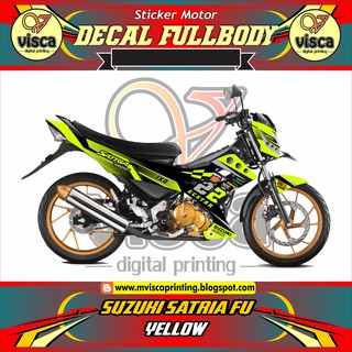 Stiker Variasi Motor Satria Decal Striping Full Body Satria Fu