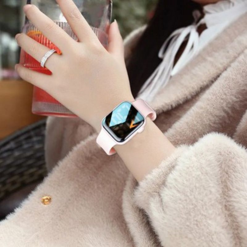 (Cod)Jam Tangan Wanita/Pria Unisex Led Putih/kuning Sergi Strap Rubber(Dikirim Jakarta)