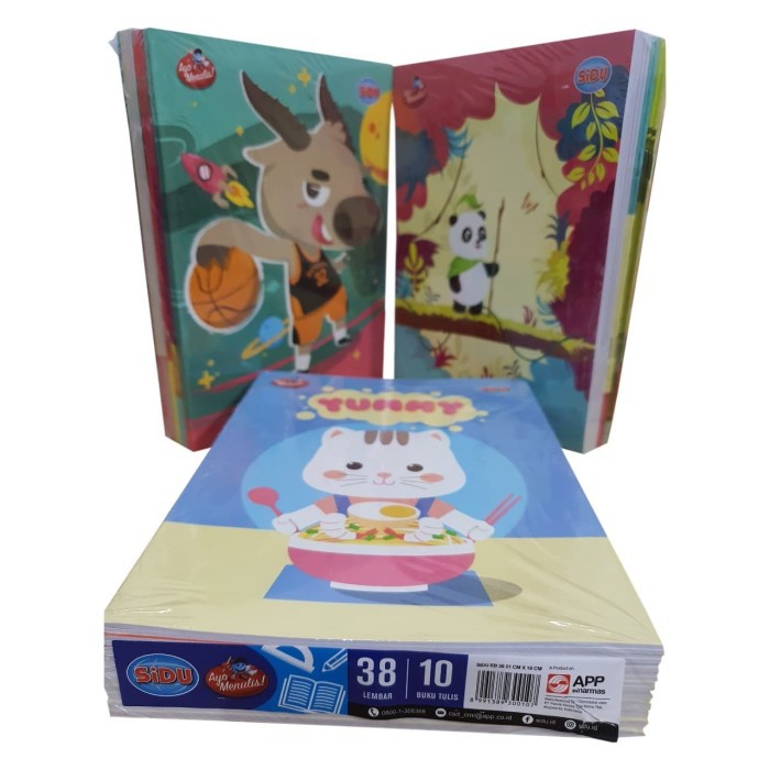

Buku Tulis SIDU 38 Lembar - per pack - isi 10 Buku