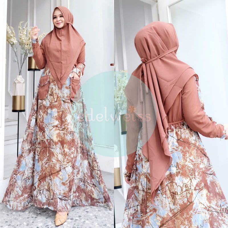 gamis syari - ori by Edelweis-prisdite set