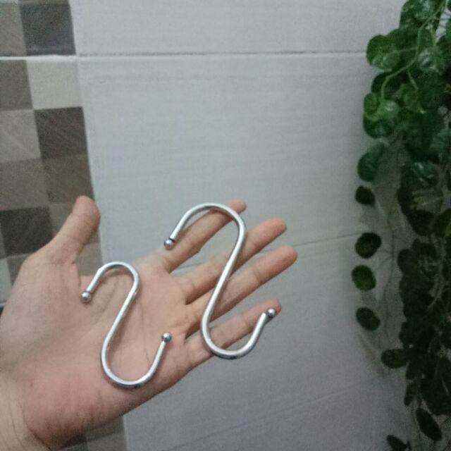 Gantungan S Hook Crhoom Stainless Letter Tebalcp